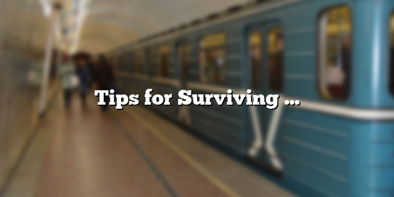 Tips for Surviving Prison