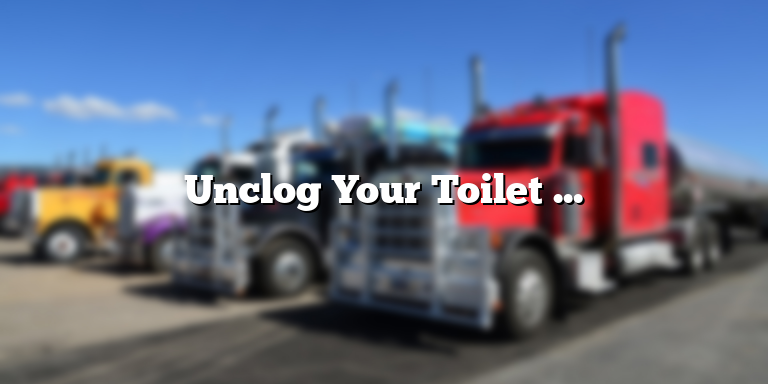 Unclog Your Toilet with Salt: A Step-by-Step Guide